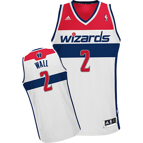  NBA Washington Wizards 2 John Wall New Revolution 30 Swingman Home White Jersey